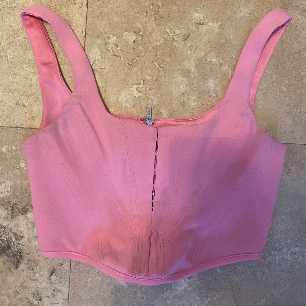 HOUSE OF CB - pink corset top
